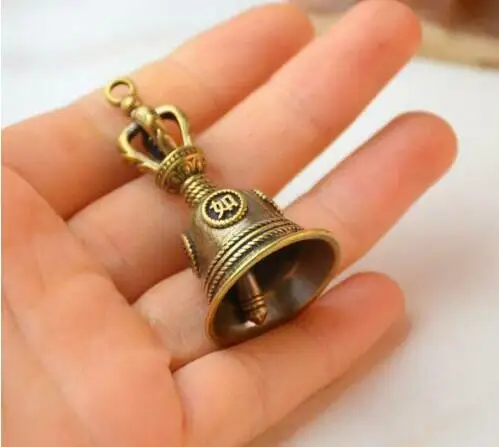

Китайский Латунный Колокольчик, маленькая статуя, брелок