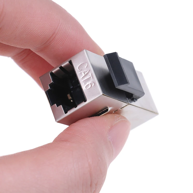 Экранированный модульный соединитель RJ45 Keystone Cat6 1 шт. модуль FTP из цинкового