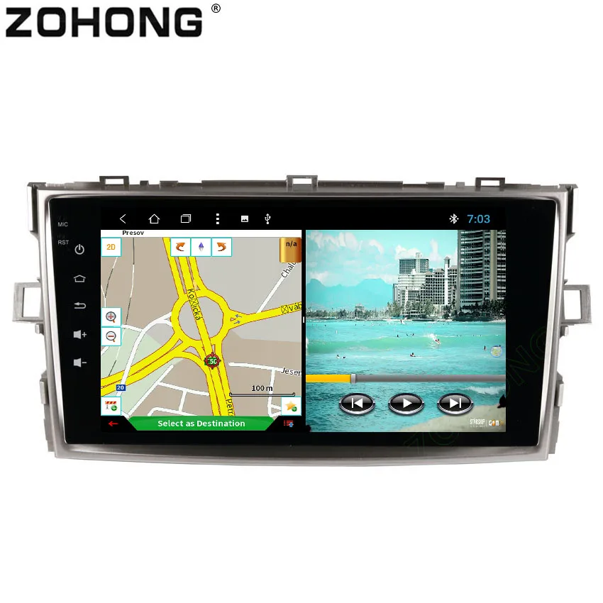 2din 8 дюймов PIP Android Octa 8 Core 2+ 32 ГБ для Toyota Verso EZ E'Z автомобильный DVD мультимедийный плеер Автомобильный gps навигатор autpradio wifi