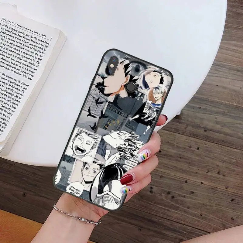 Чехол haikyuu для Xiaomi Redmi note 4 4X 8T 9 9s 10 K20 K30 cc9 9t pro lite max с рисунком волейбола в японском