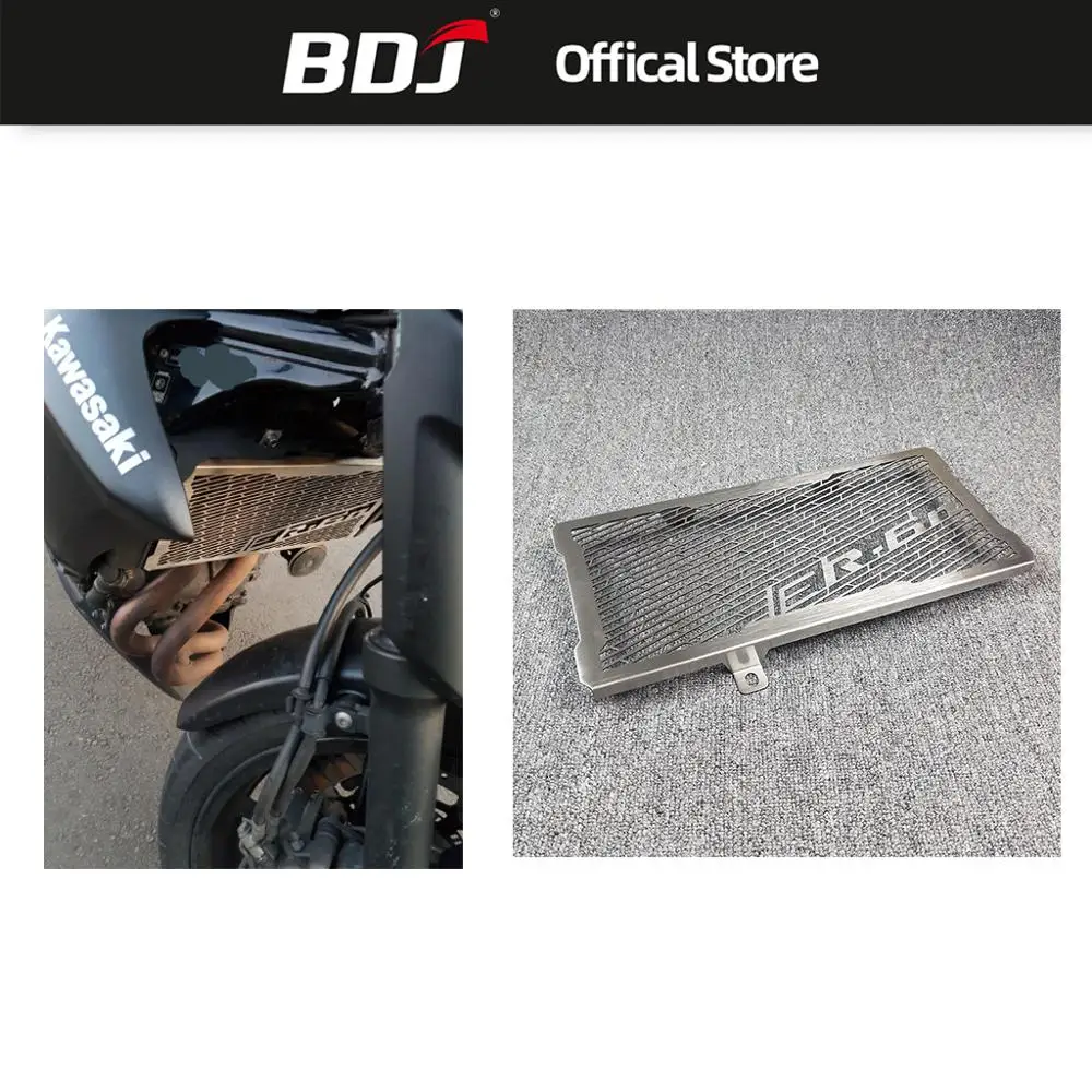 BDJ для Kawasaki ER6N ER-6F 2012-2014 2015 2016 Защитная крышка радиатора мотоцикла защита