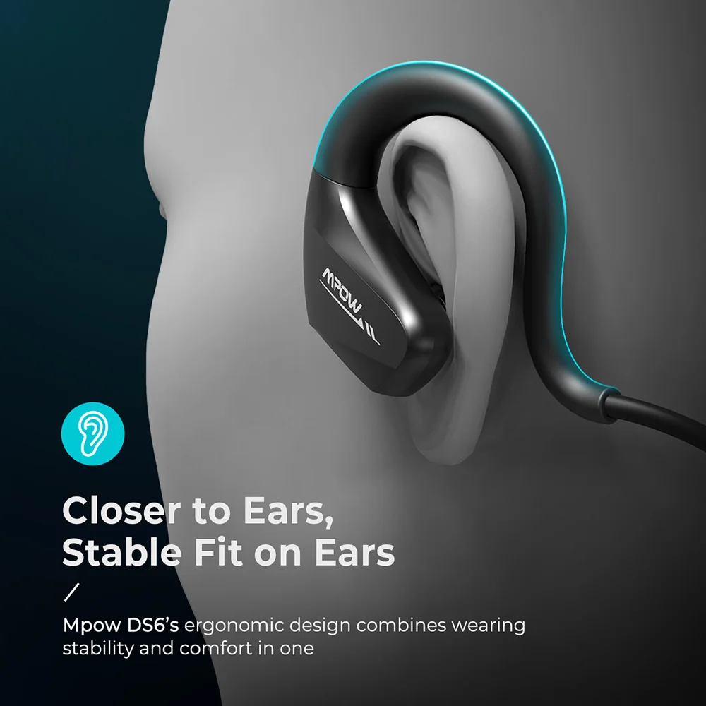 Mpow DS6 беспроводные наушники Bluetooth 5 0 спортивные с микрофоном IPX6 водонепроницаемые