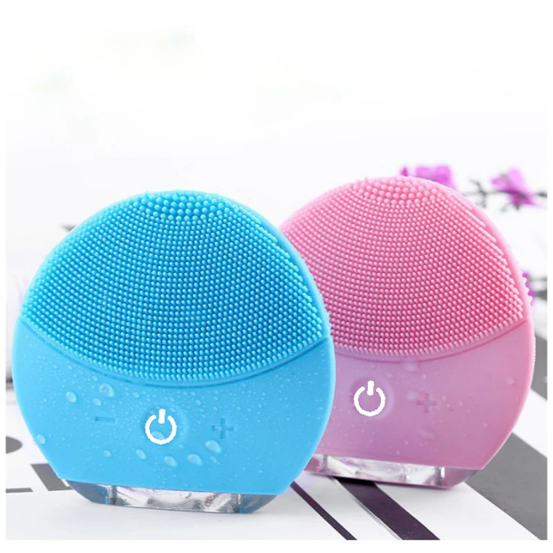 

Facial Cleanser Electric Cleanser Pore Cleaner Silicone Brush Facial Artifact Beauty Instrument Silicone Tool