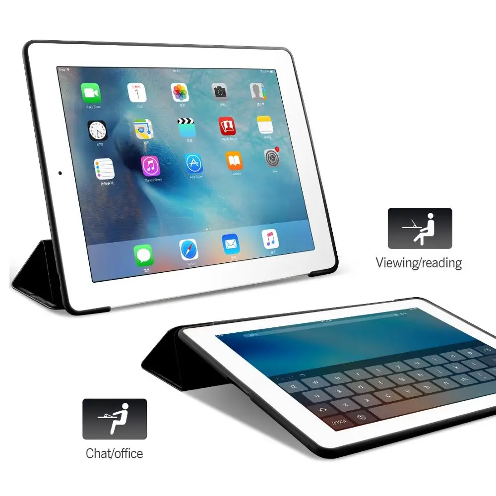 Мягкий силиконовый чехол из искусственной кожи для iPad 10 2 дюйма 2019 7-го поколения