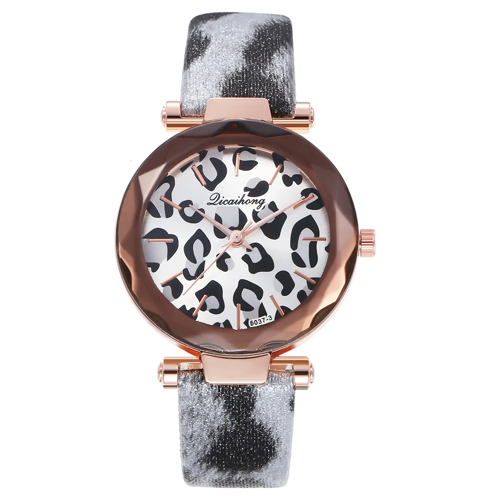 

Ladies Personality Leopard Strap Fashion Quartz Watch New Fashion Luxury Brand Dress Watch Clock Wrist Relogio Feminino