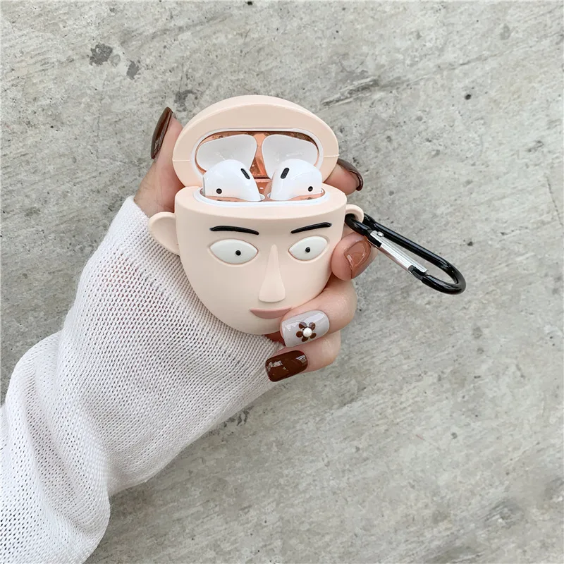 Чехол для наушников ONE PUNCH MAN с Bluetooth Airpods милый защитный чехол Air Pods 2 аксессуары