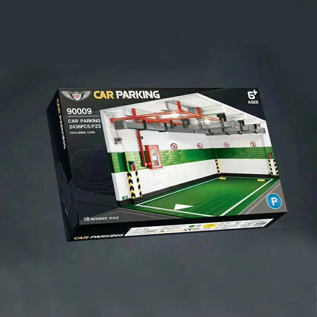

2436Pcs Moc Underground Garage Model For 911 DIY Construction Bricks Small Particles Model for Most1:9-1:12 Cars Gift Toy For 8+