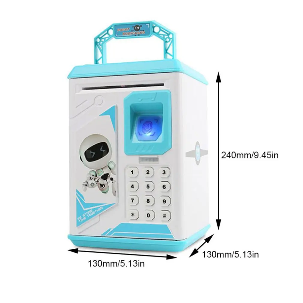 

Children's Cartoon Creative Fingerprint Unlock Password Large-capacity Piggy Bank