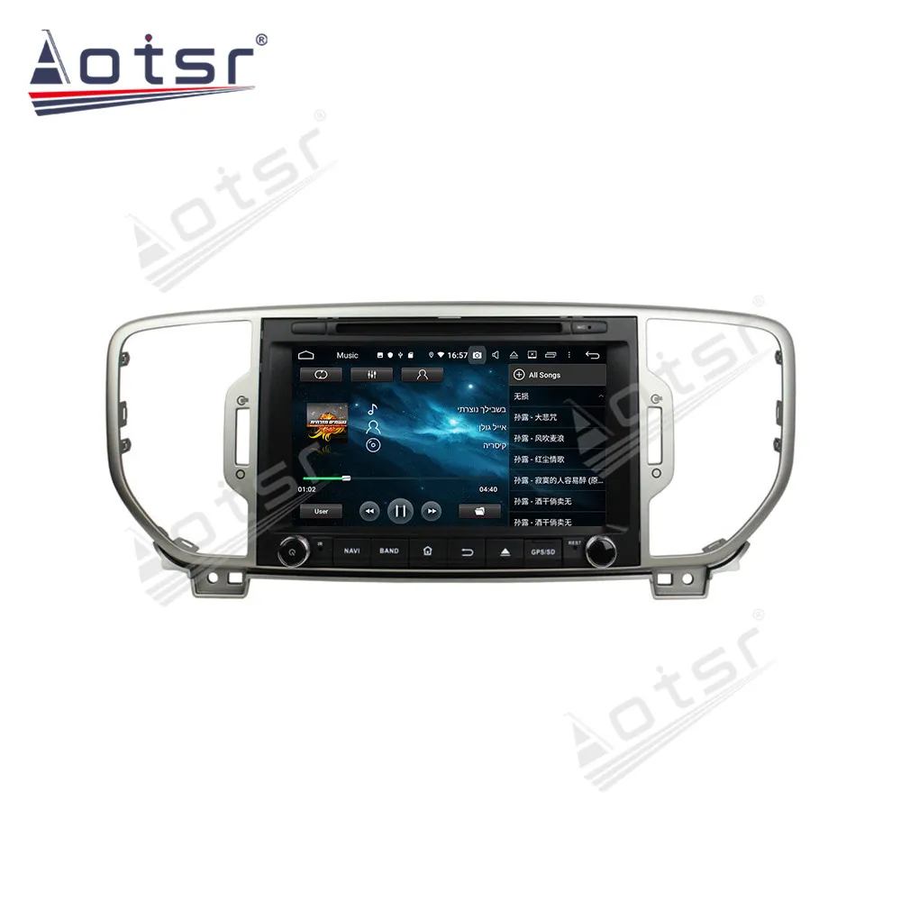 Автомагнитола 2 Din для KIA Sportage 4 мультимедийный проигрыватель на Android 2016 2019 с GPS
