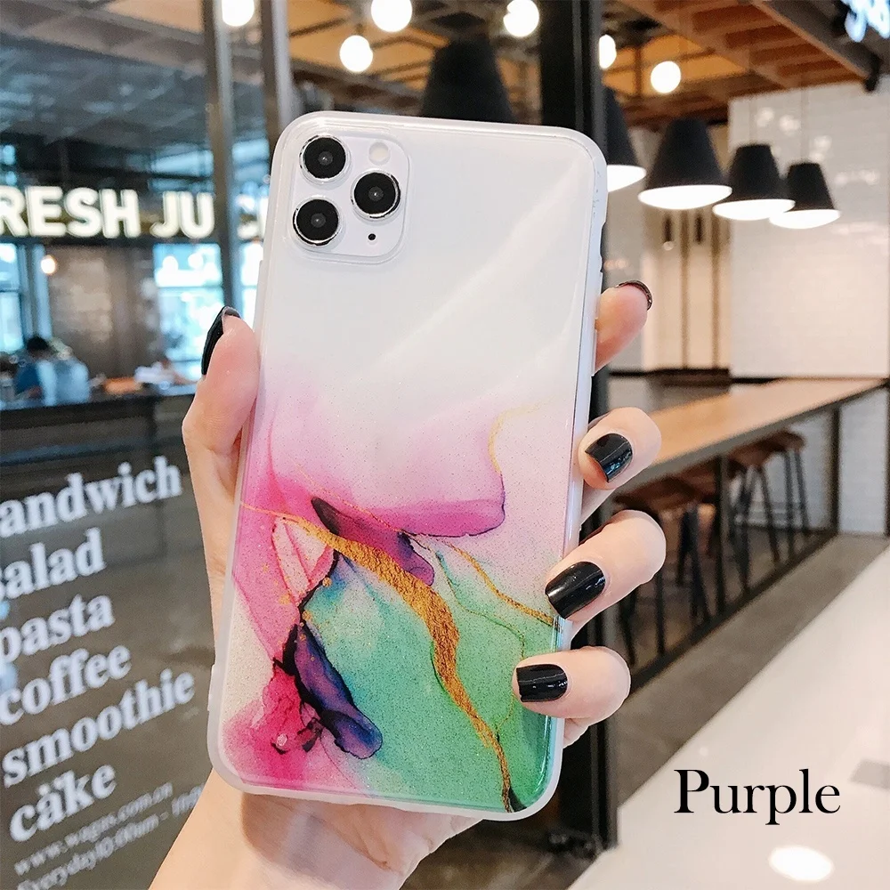 Роскошный мягкий силиконовый чехол для iPhone 11 Pro XR X XS Max 8 7 Plus SE 2020 Прозрачный