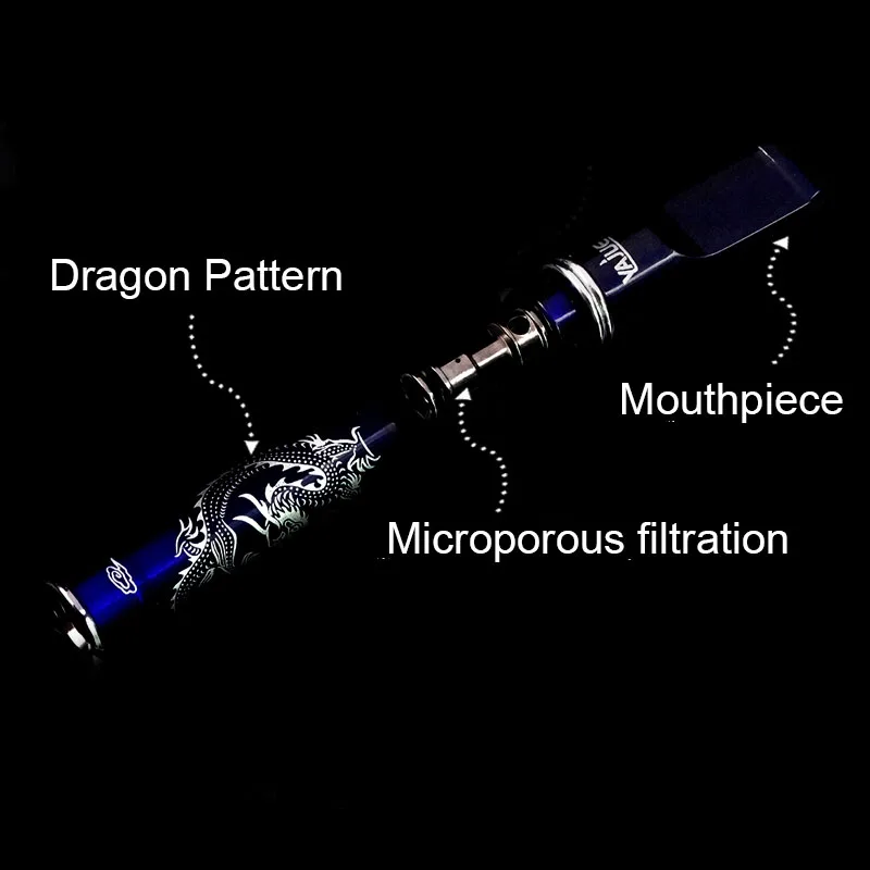 Новый Классический держатель синего циркуляционного фильтра для сигарет модный