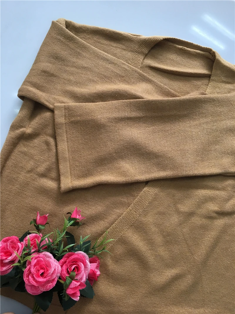 RUGOD, длинный рукав, женский кардиган, однотонный, Повседневный, вязанный, женский свитер с поясом, осенняя, зимняя одежда, pull femme hiver
