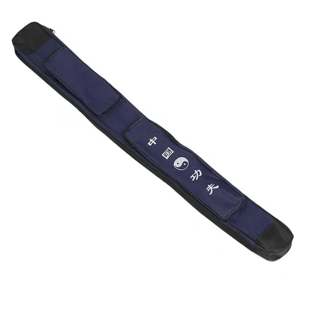 

1pc Durable Canvas Swords Storage Bag Taiji-sword Collecting Sleeve Blue