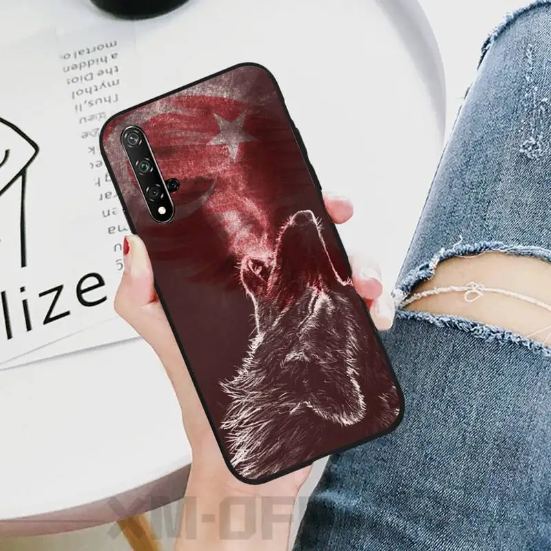 

Turkey Flag Soldier Phone Case For Huawei Honor view20 7C 8 8X 9 9LITE 10 View9 10 lite 20lite 20 Mate 40 pro