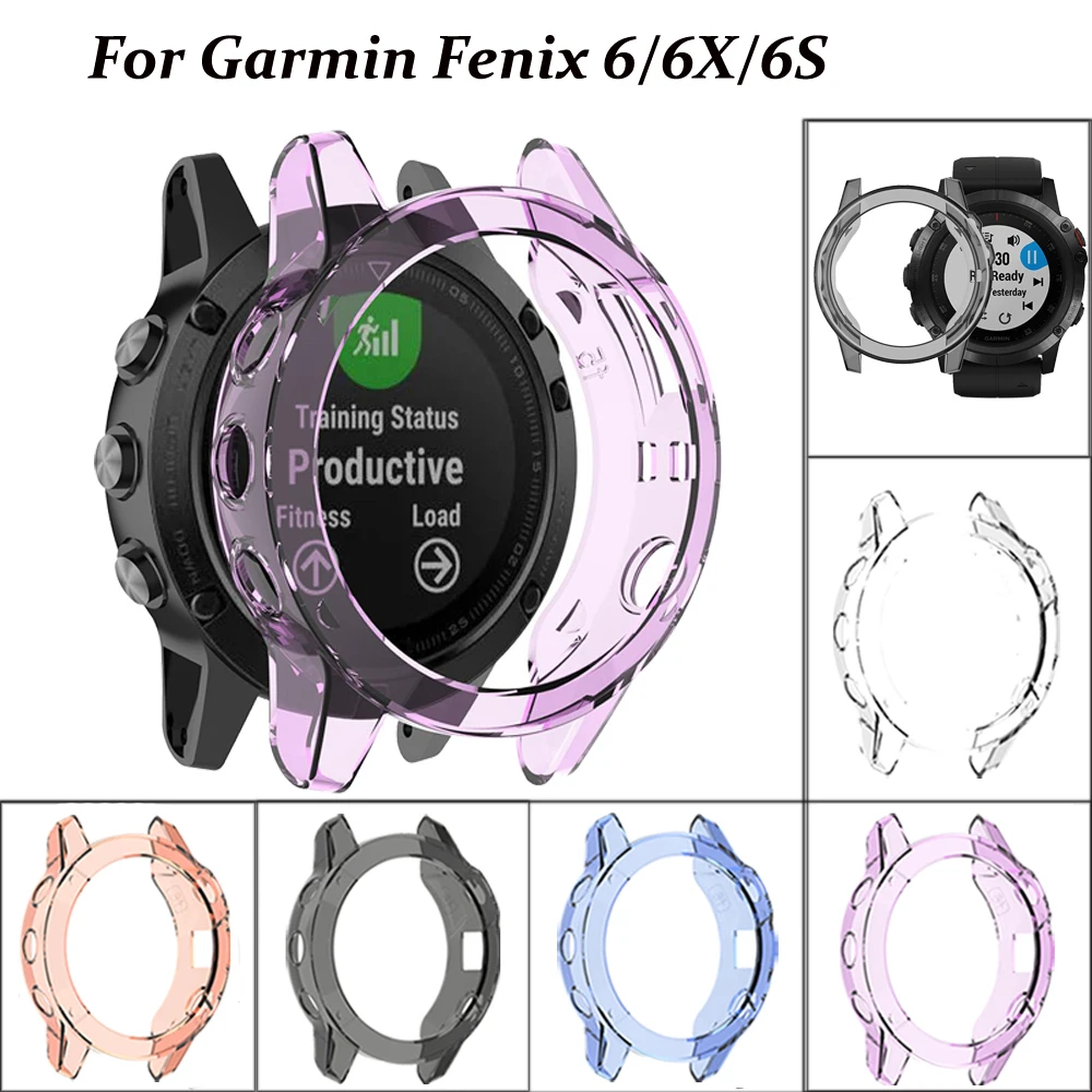 Для Garmin Fenix 6 6s 6x Pro ТПУ чехол для часов умный Браслет защитная рамка Замена