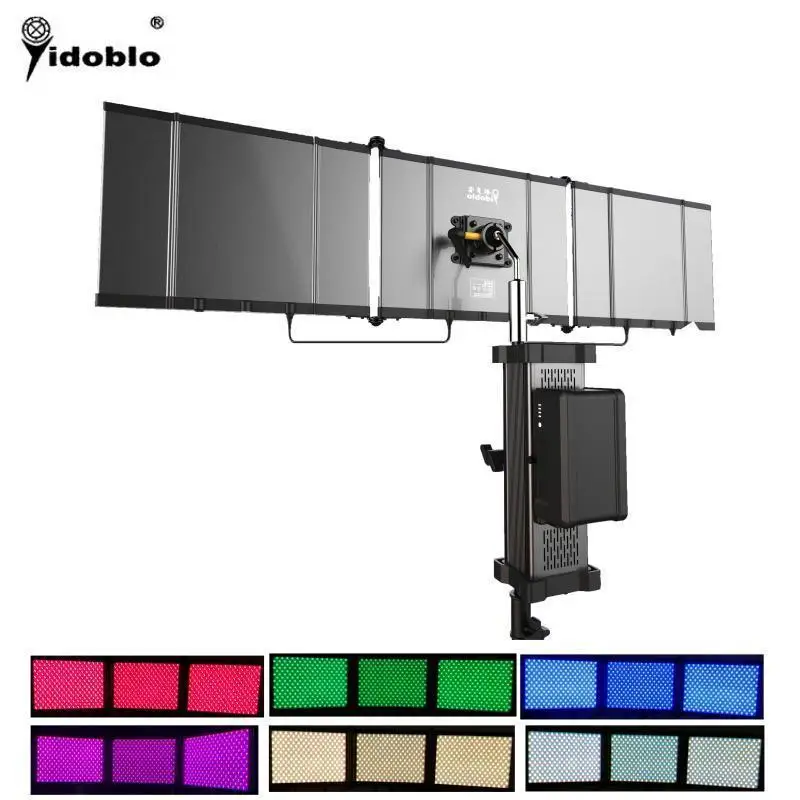 

Yidoblo APP control Folding LED Light panels video light RGB & BIO Color Slim Professional Photography Studio Folable LED Lamp