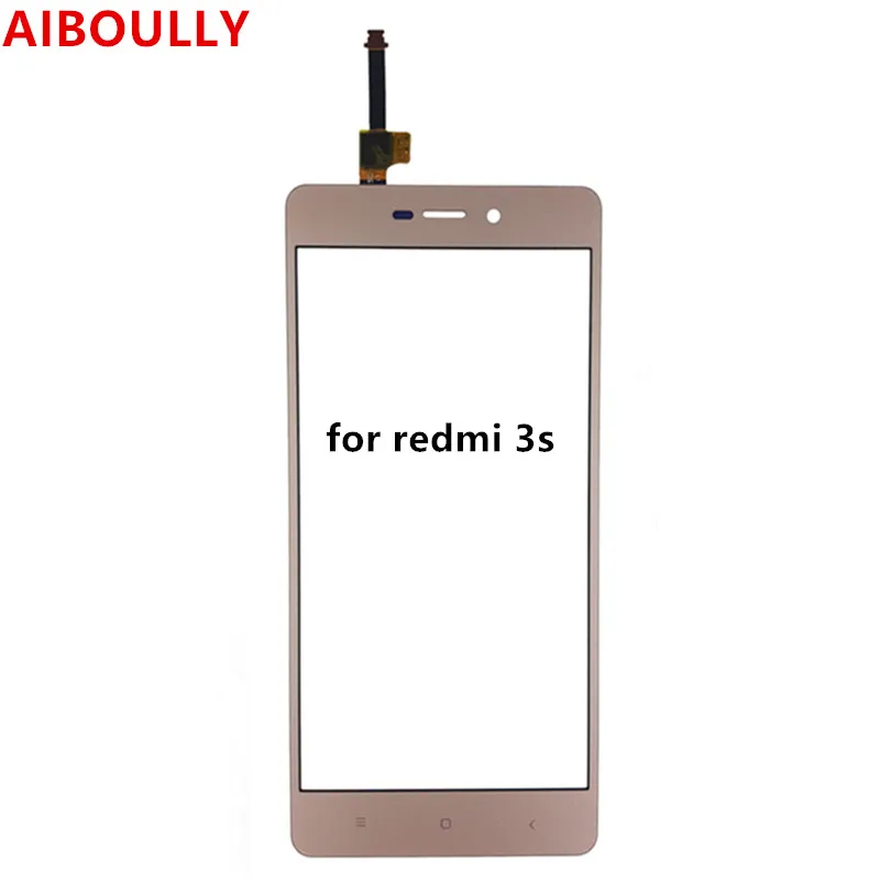 Передний ремешок для замены датчика идеального ремонта для Xiaomi Redmi 3S 4A 4X1 S 2 запасные части для сенсорного экрана+ стикер 3M