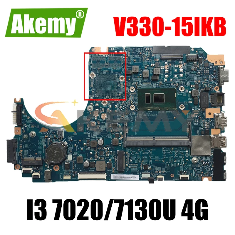 

For Lenovo V330-15IKB laptop motherboard LV315KB 17807-3 448.0DC04.0031 with CPU i3 7020/7130U 4G RAM tested 100% work Mainboard