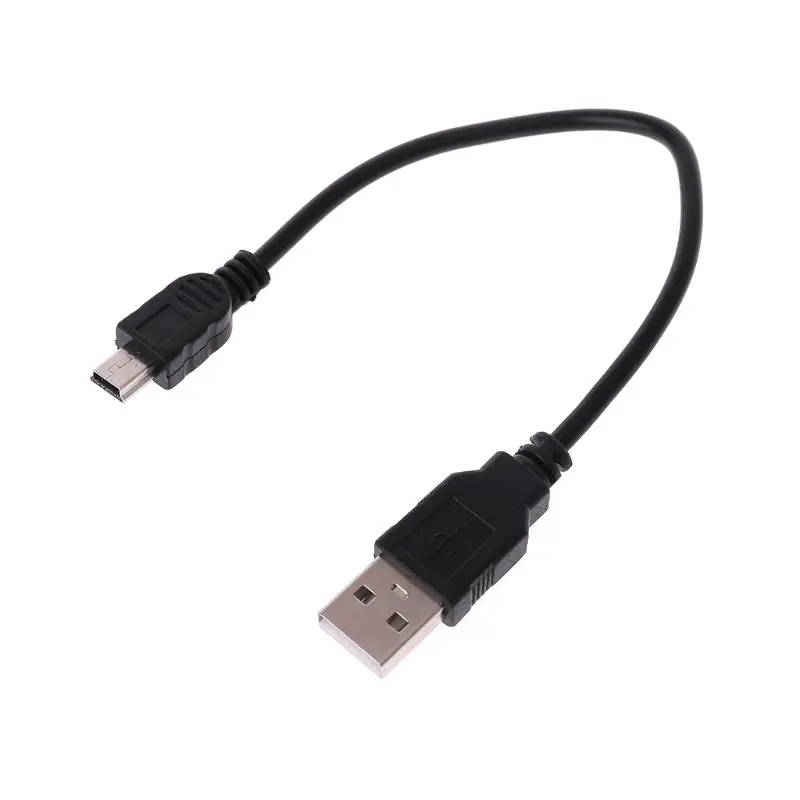 

USB 2.0 court A mâle vers mini 5 broches B Data Cable cordon adaptateur Charger Data Power Cable Extension Cord USB Convertor A