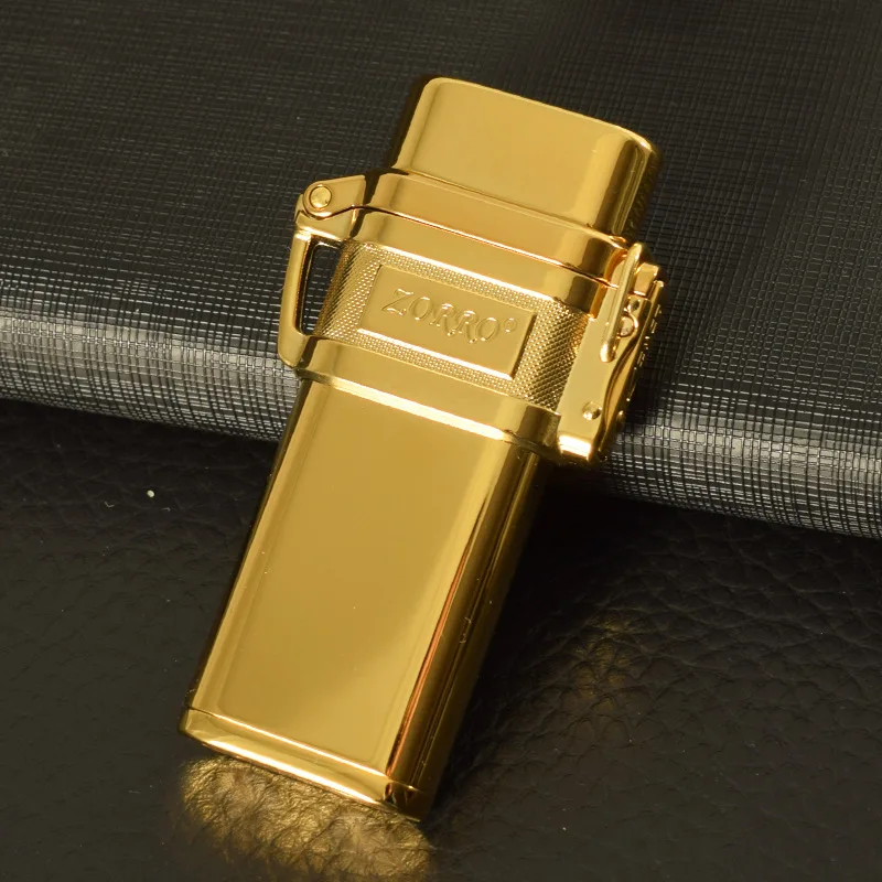 Новая Водонепроницаемая бензиновая зажигалка с пряжкой из цинкового сплава | Дом