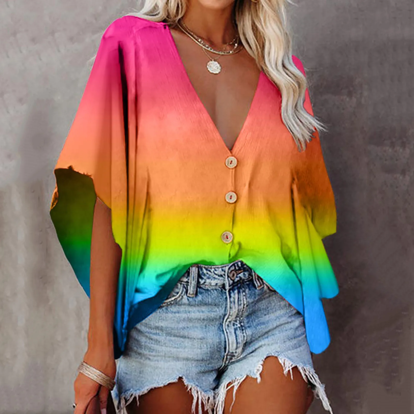 

Women Blouse TopsO NeckPartyStylish T-shirt