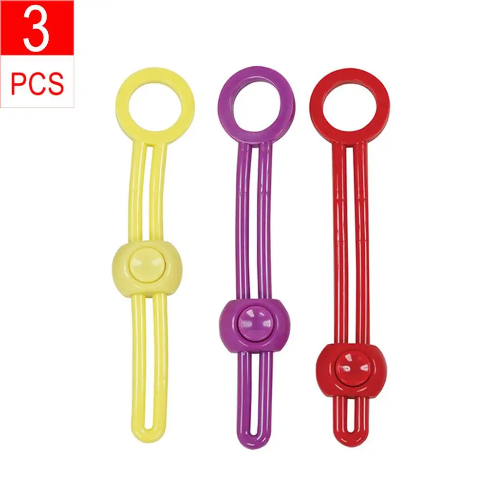 RANDOM COLOR 3pc Кухонный помощник, 5 упаковок, силиконовый мешок для закусок, галстуки, сохраняют свежесть продуктов в течение длительного времени, запечатывает свежесть, красочная застежка, Телевизор - Цвет: RANDOM COLOR 3pc