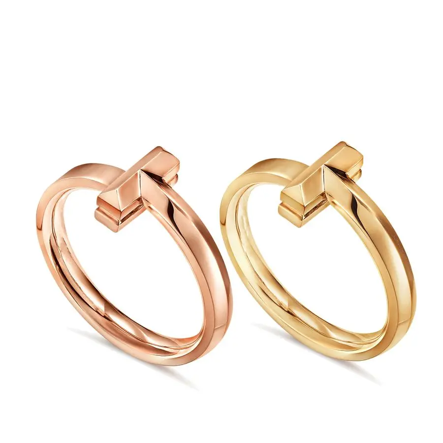 

High quality boutique lady exquisite simple lady noble one 1 ring, S925, couple gift, luxury original brand, metal wire,