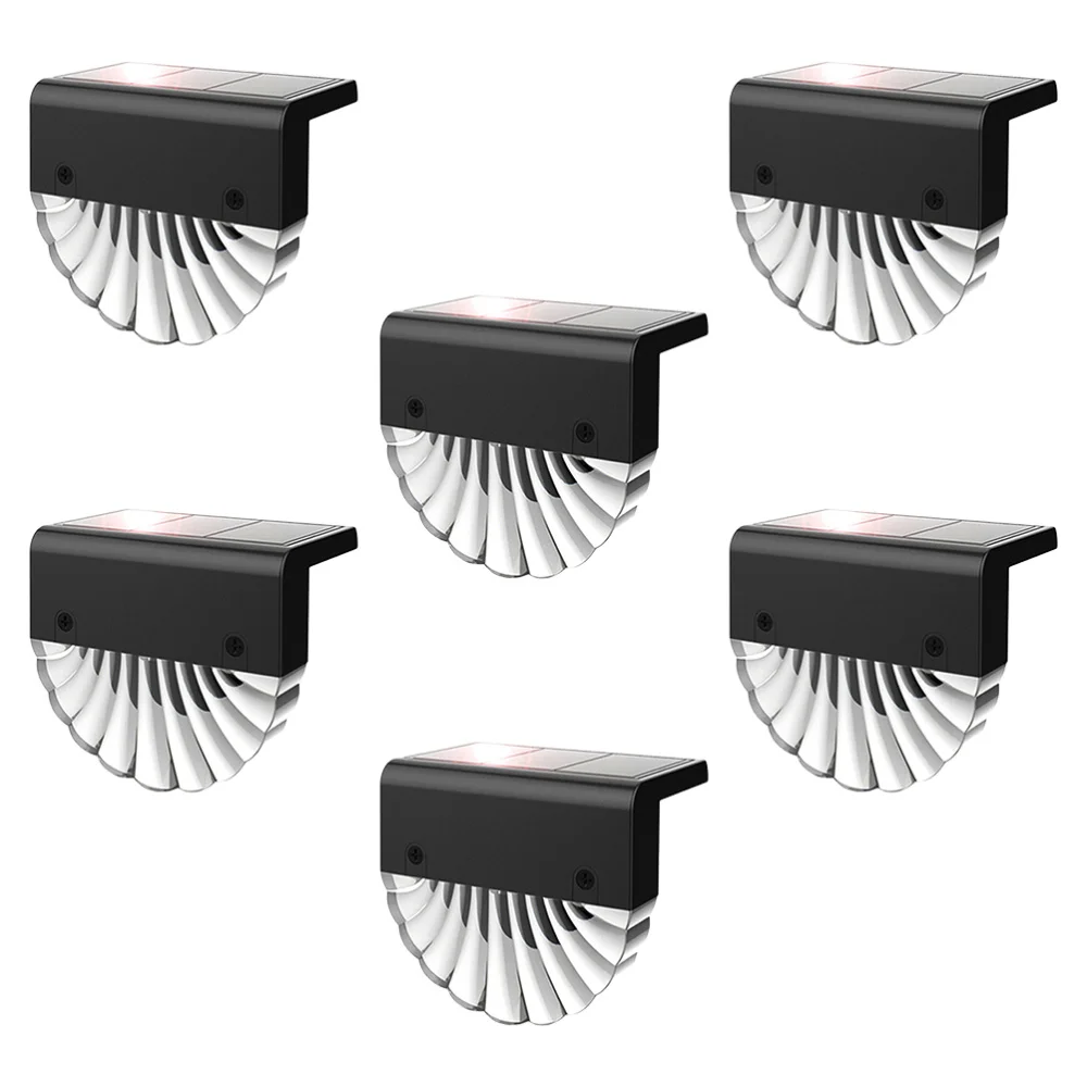 

6pcs Solar Stair Lamps Solar LED Stair Light Landscape Light for Yard Front Door