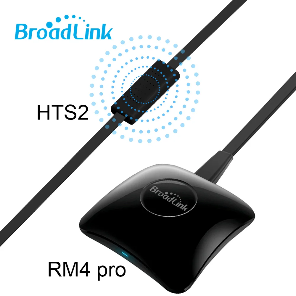 

BroadLink RM4pro умный дом инфракрасный дистанционный пульт HTS2 интеллигентая (ый) температуры и датчик влажности линия Aleax, google home USB