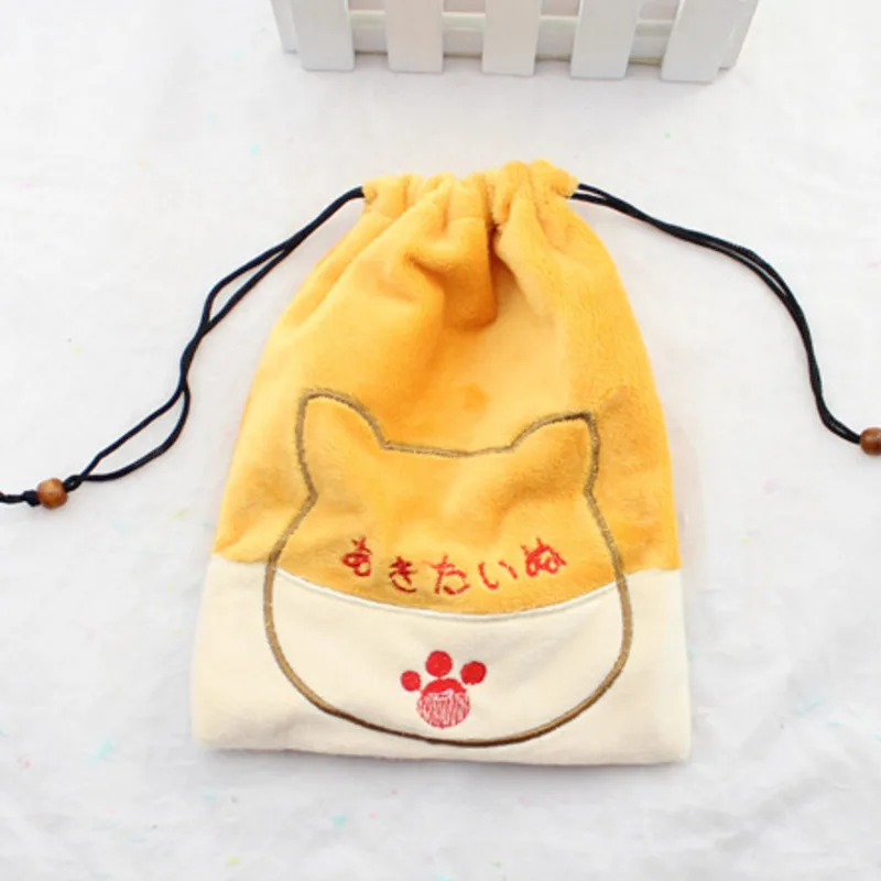 

Small Cartoon Animal Drawstring Bag Reusable Jewelry Bag Bear Cosmetic Gift Bag Environmental Protection Storage Bag Coin Purse