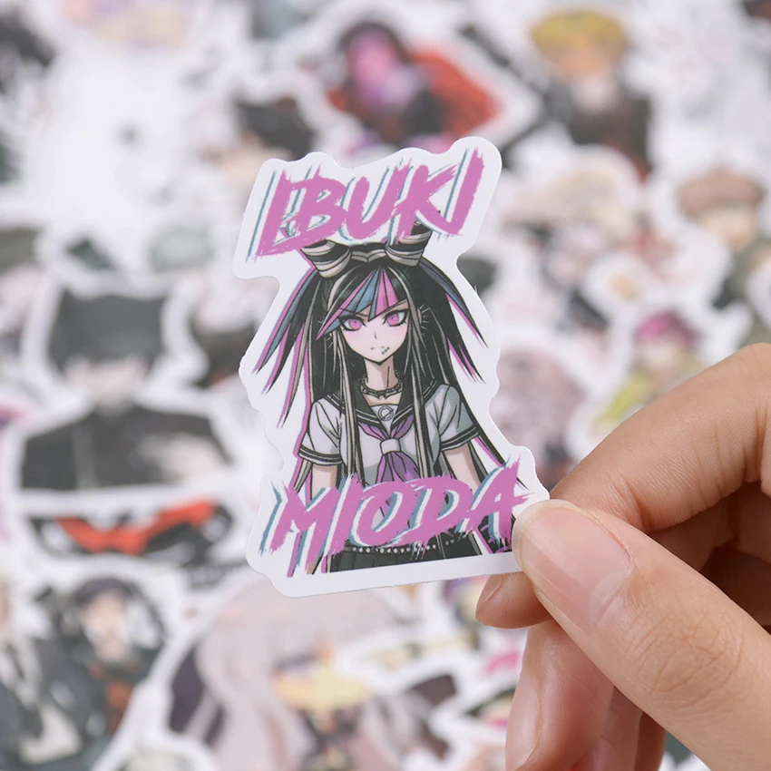 50 шт. аниме Danganronpa стильные граффити наклейки водонепроницаемый чемодан ноутбук