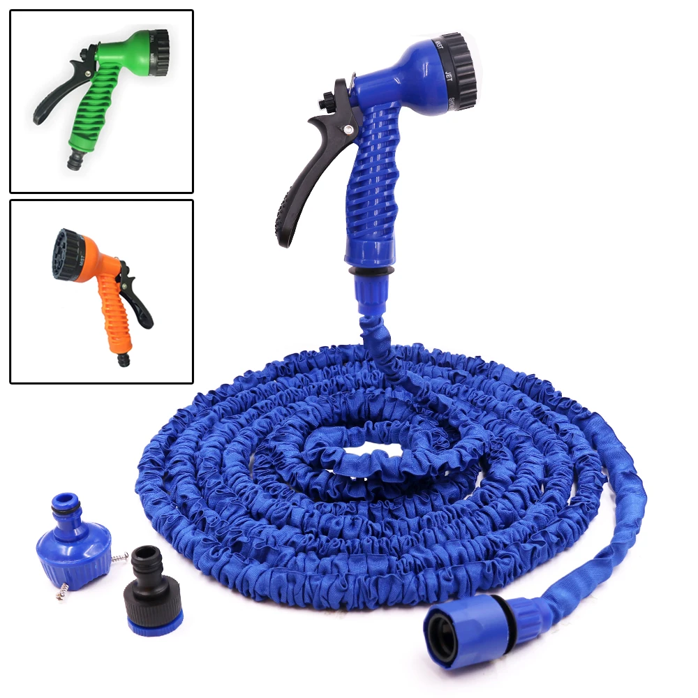 

High Pressure Spray Gun Hose Garden Nozzle Multifunction Water Guns Pipe for Car Washing Cleaning Lawn Sprayers 3 color