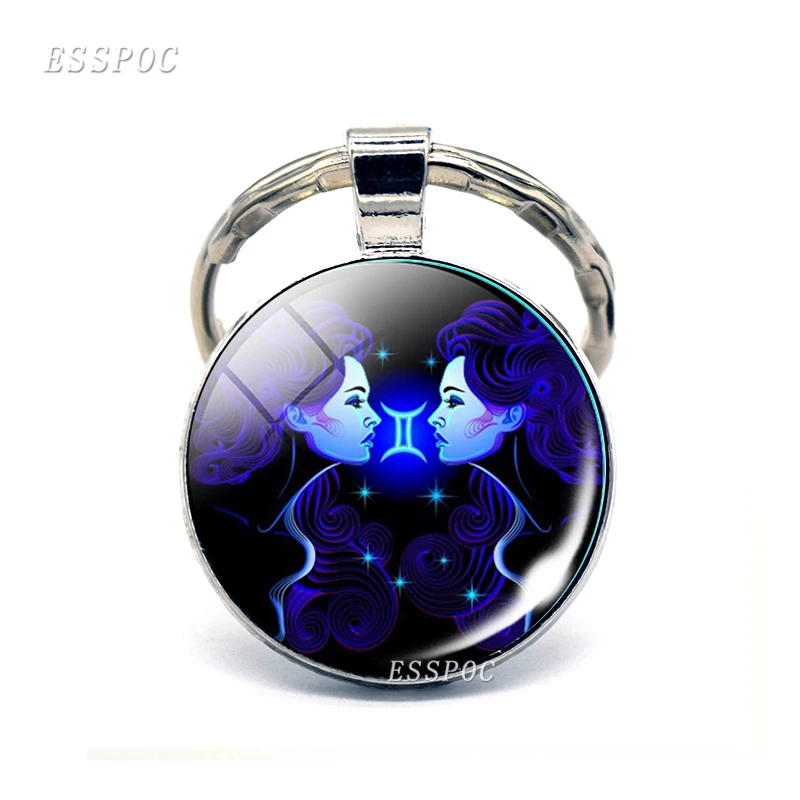 12 созвездий знаков зодиака женский брелок для ключей лучший подарок | Украшения и