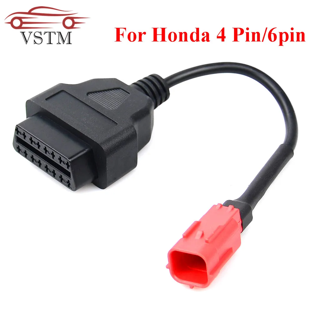 Кабель OBD для мотоцикла Honda диагностический кабель с 4/6 контактами на 16 контактов