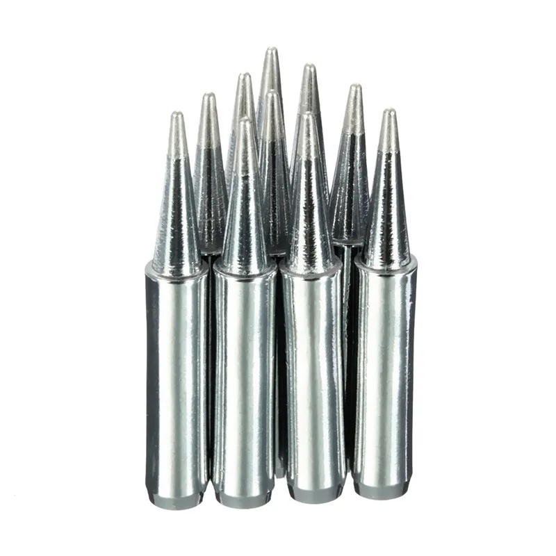 

10pcs 900M-T-B Lead-free Solder Iron Tips for Hakko Soldering Rework Station 41mm X 6mm For 936 937 969 967 etc High Quality