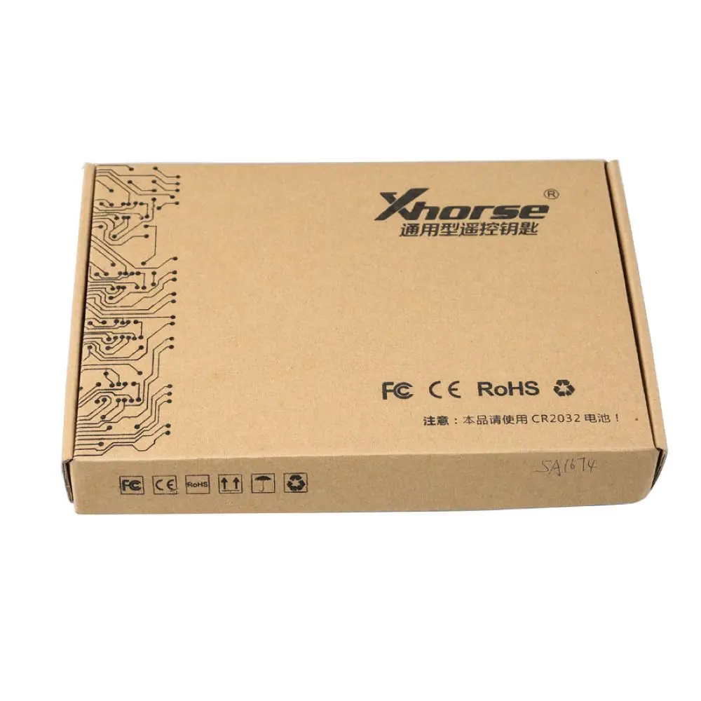 XHORSE XKTO00EN VVDI2 для Toyota Тип проводной универсальный дистанционный ключ 3 кнопки X008 VVDI