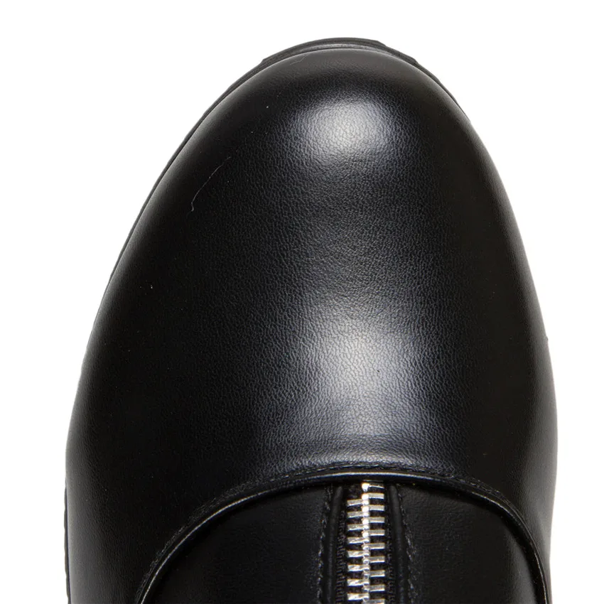 Сезон весна-осень Женские туфли на низком каблуке ботильоны от Челси женская