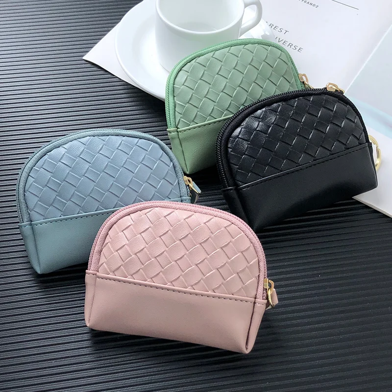 Новинка 2019 модный вязаный женский кошелек для монет мини мелочи маленькие ключи