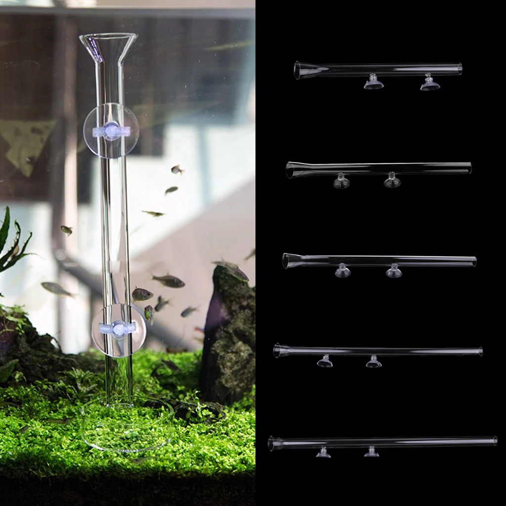 

Aquarium Useful Shrimp Feeding Food Acrylic/Glass Tube Suction Tank Supply