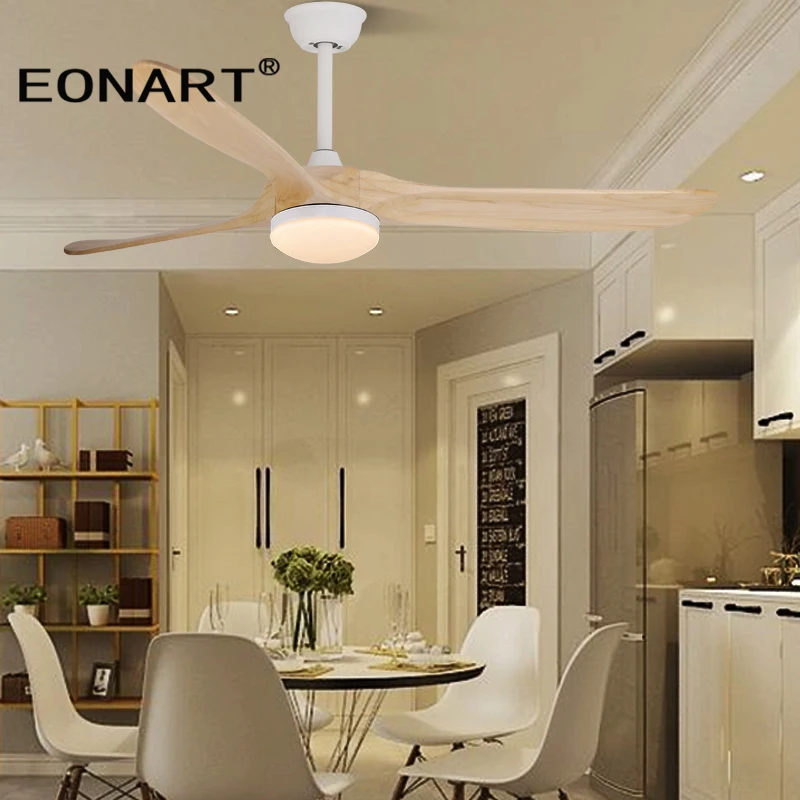 Потолочный вентилятор постоянного тока светодиодная подсветка из массива