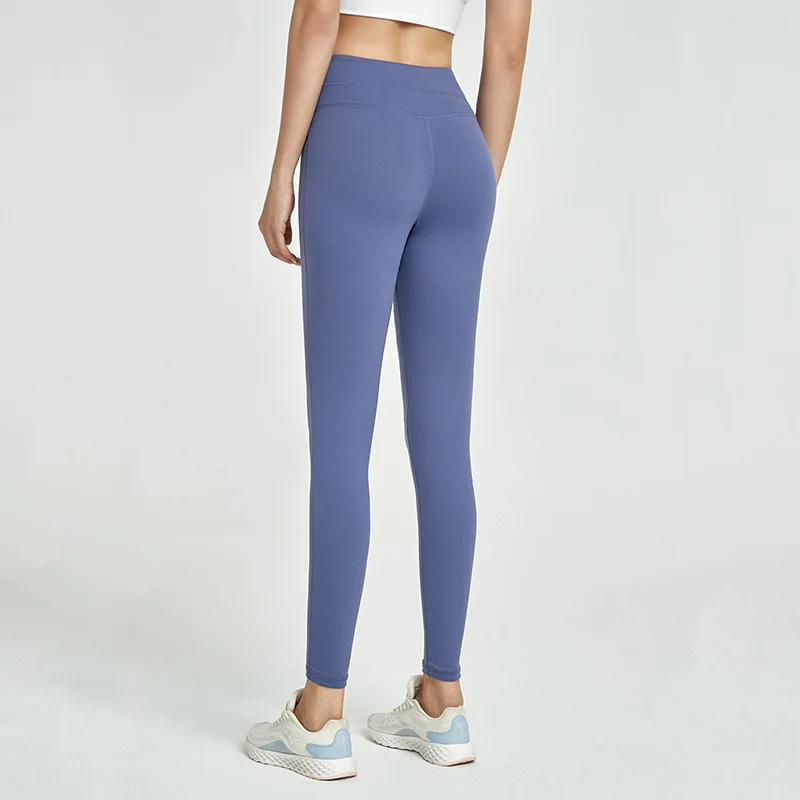 

Oyoo High Elastic Green Sport Leggings Skin-friendly High Waist Yoga Pants Tummy Control Flex Workout Gym Pants Yoga Leggings