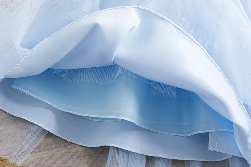 

4-10 Years Girls Dress Wedding Ball Children Bridemaid Clothes Birthday Bow Gown Formal Tutu Vestidos For Little Girls