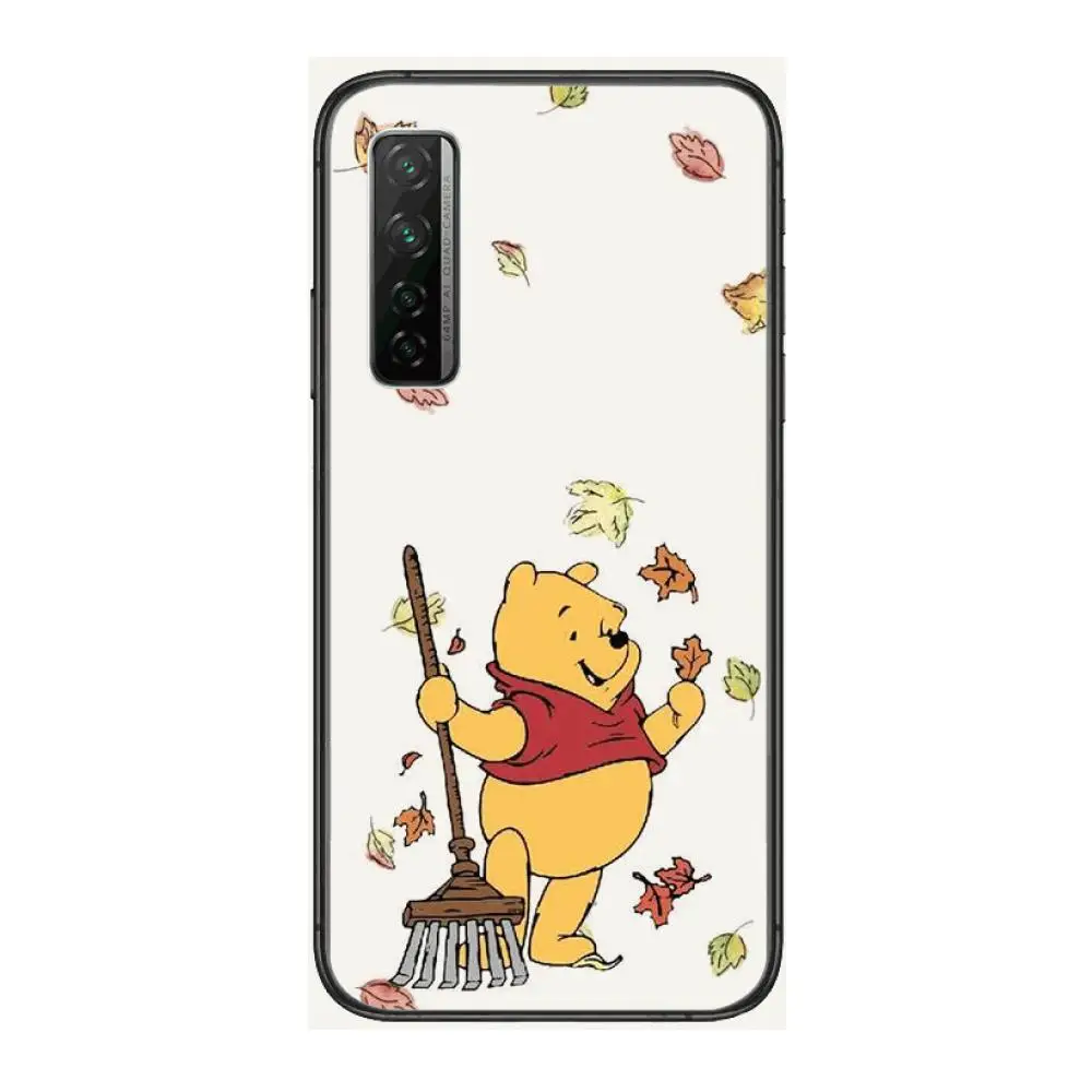 

Winnie The Pooh Phone Case For Huawei Nova 2 3 4 5 6 7 8 SE i E Pro Lite Black Etui Coque Painting Hoesjes comic fashion