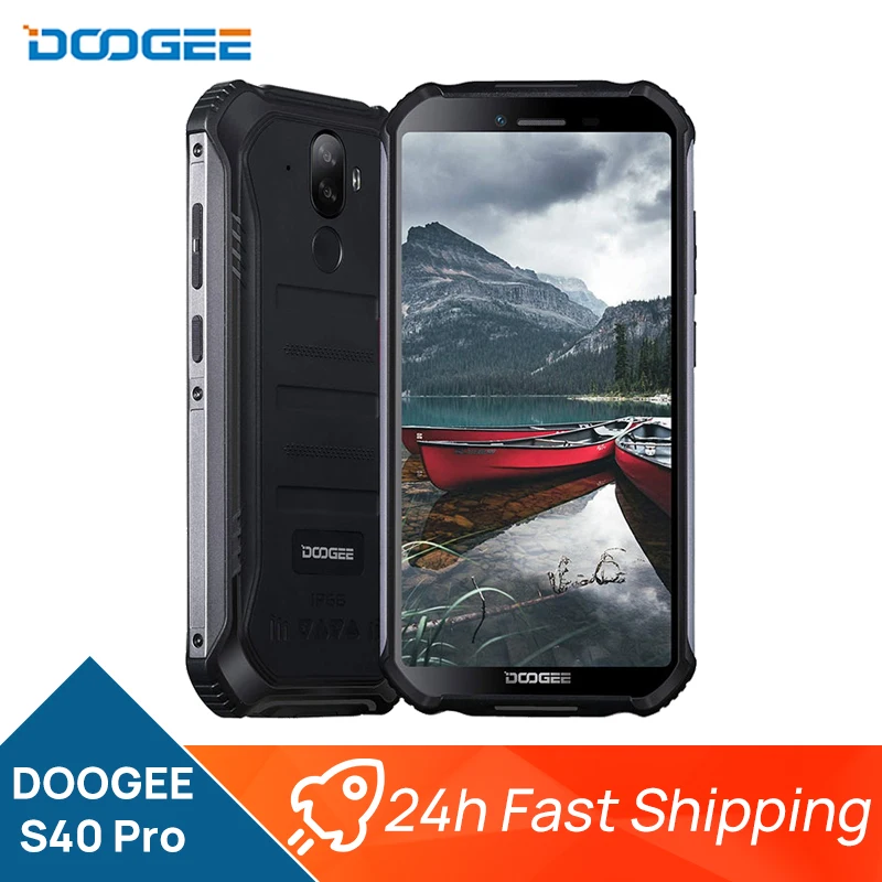 DOOGEE S40 Pro Android 10 прочный мобильный телефон IP68/IP69K 4 Гб Оперативная память 64