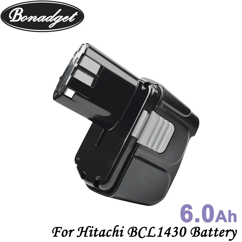 Bonadget BCL1430 2 шт 14 4 V 6000mAh литий ионный аккумулятор для Hitachi CJ14DL DH14DL EBL1430 BCL1415 батарея