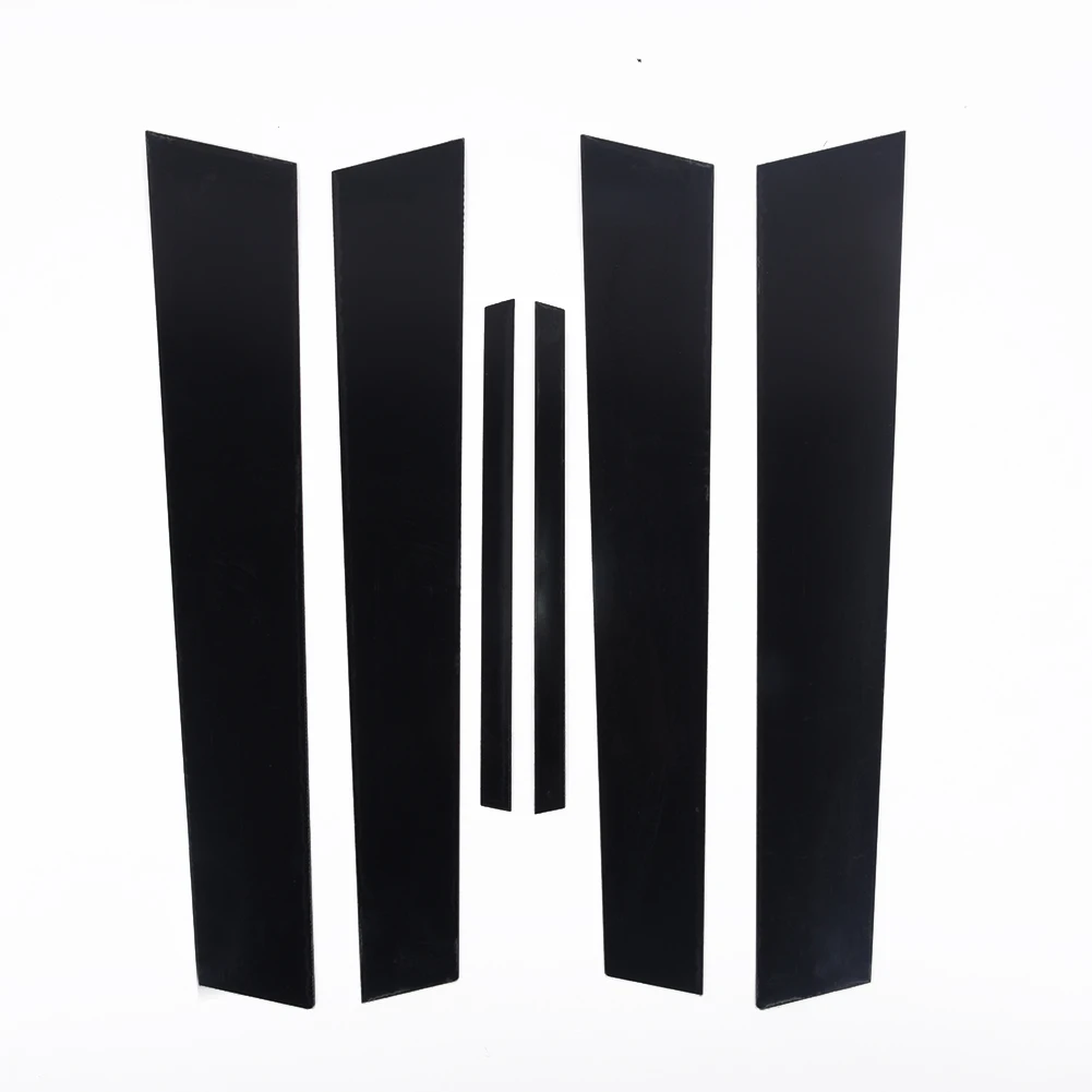 

For Honda Civic 2006~ 2011 Car Mirror Effect Window Pillar Posts Cover Trim 6Pcs Mirror Effect Window Post Pillar Cover Trim