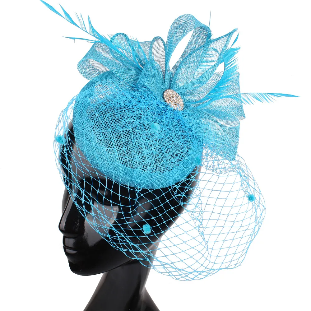 Женская Вуалетка для волос зеленая свадебная фата аксессуары |