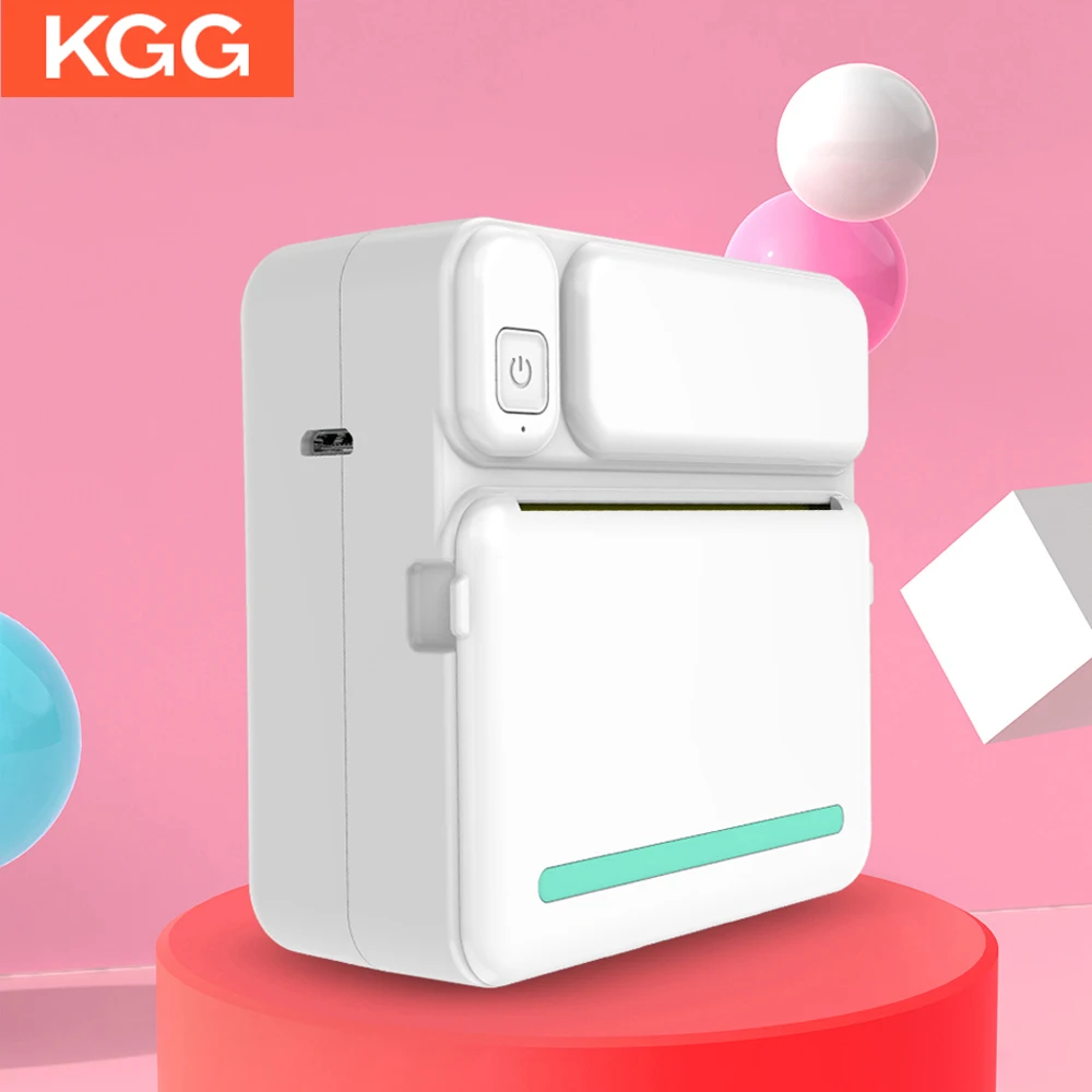 Мини-термопринтер портативный карманный принтер для фотографий термопечати