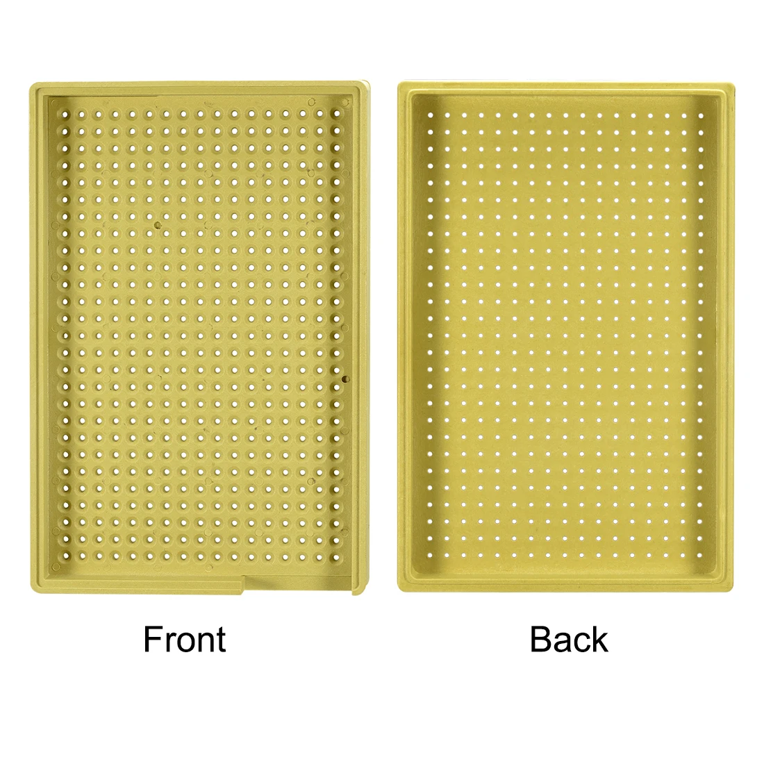 

uxcell Anti-Static Screws Tray, Plastic Screws Tray Holder 1.0mm-1.5mm (Yellow, 5PCS)