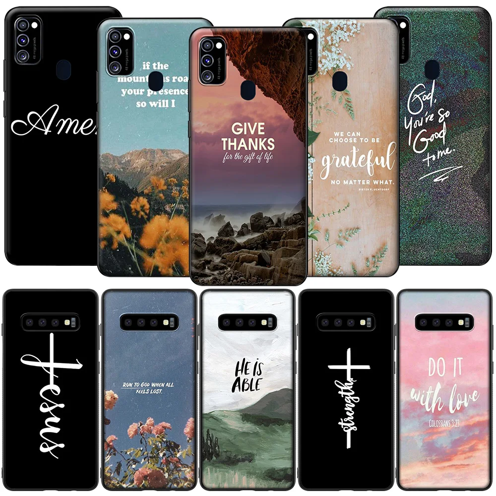 GX67 верный христианский Иисус крест чехол для Samsung Note 8 9 10 20 Ultra J2 J5 J4 J6 Plus J7 Prime Duo J730